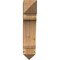 Ekena Millwork Legacy Arts & Crafts Rough Sawn Bracket, Western Red Cedar, 6"W x 20"D x 28"H BKT06X20X28LEC03RWR - alternate 4
